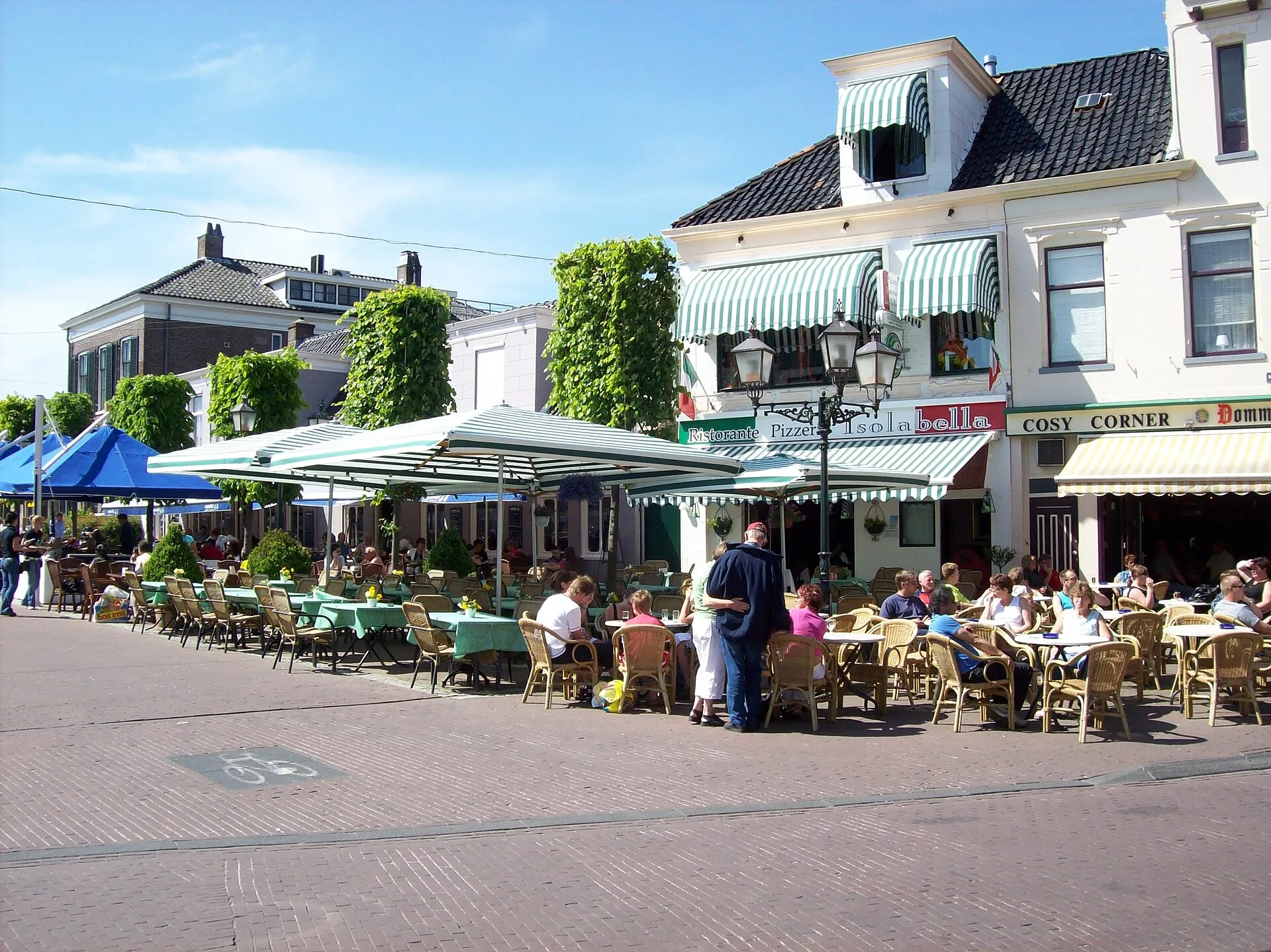 Terrassen op de Markt in Assen