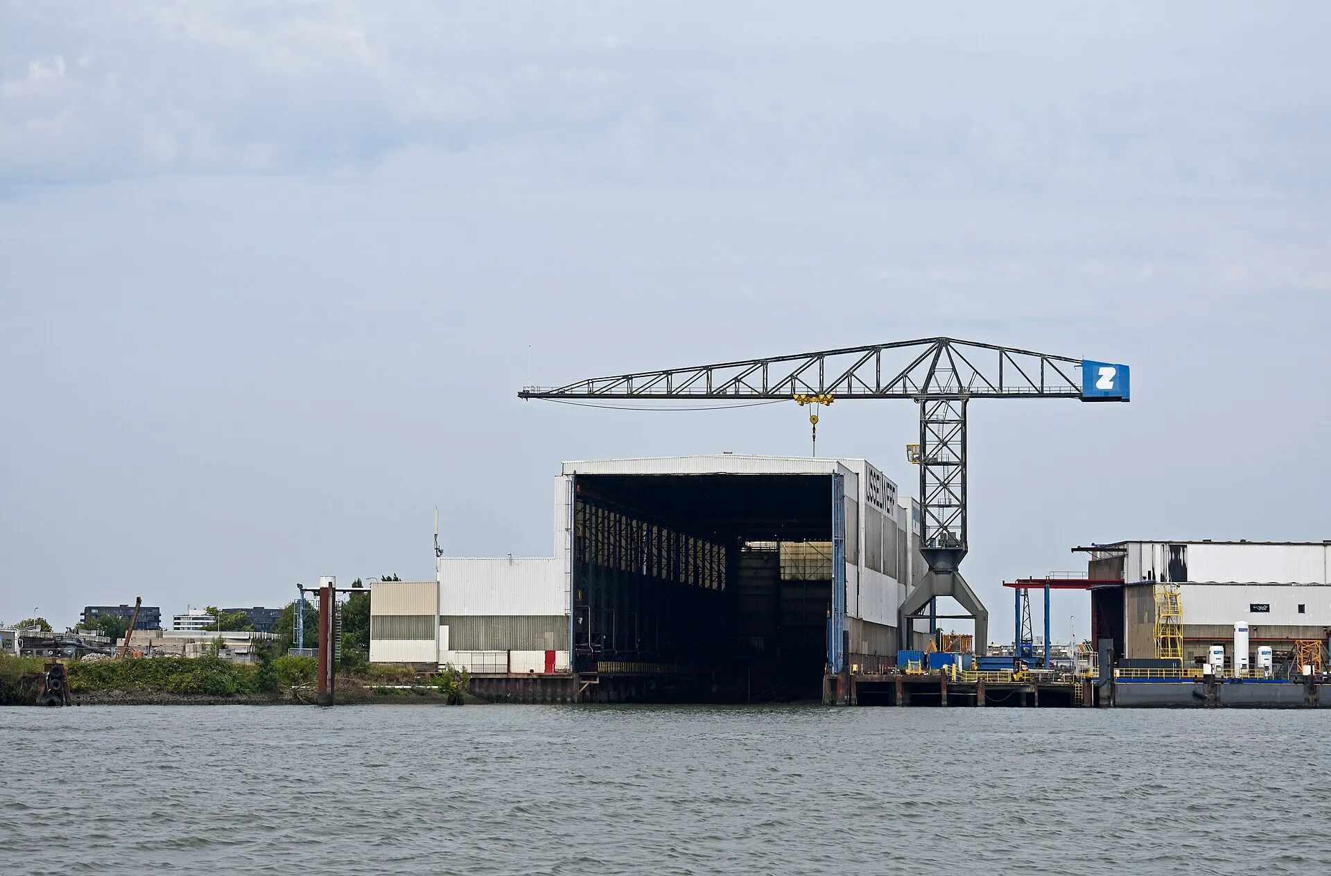 De IJsselwerf in Capelle aan den IJssel, gezien vanaf het water