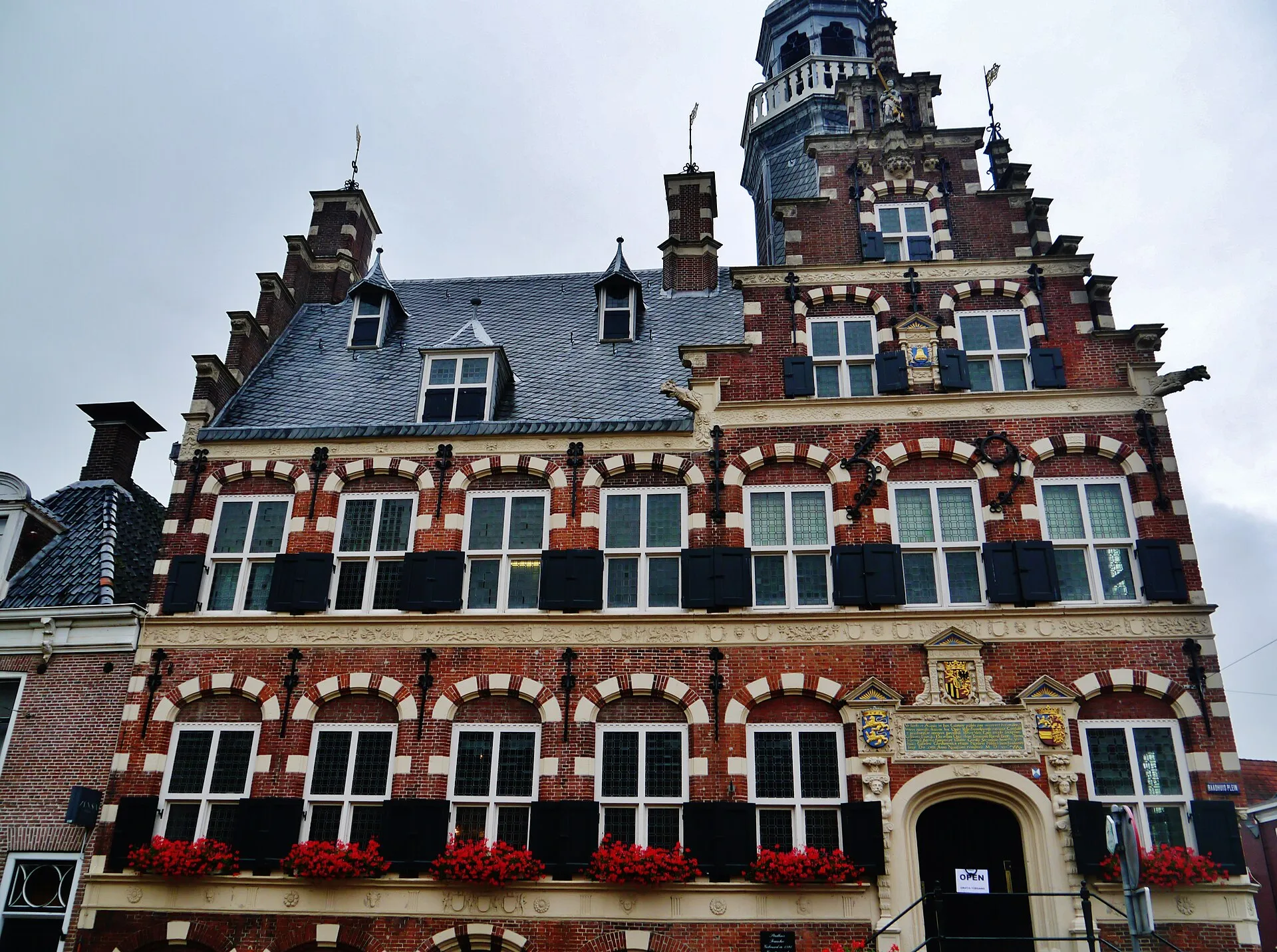 Het stadhuis van Franeker