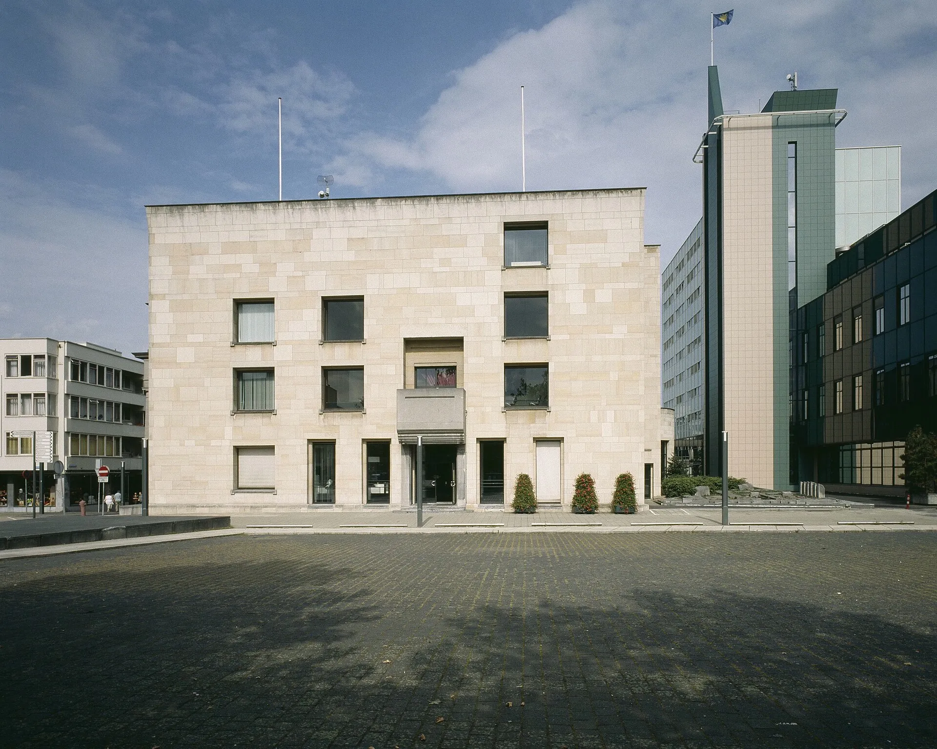 Het raadhuis van Heerlen aan het Raadhuisplein