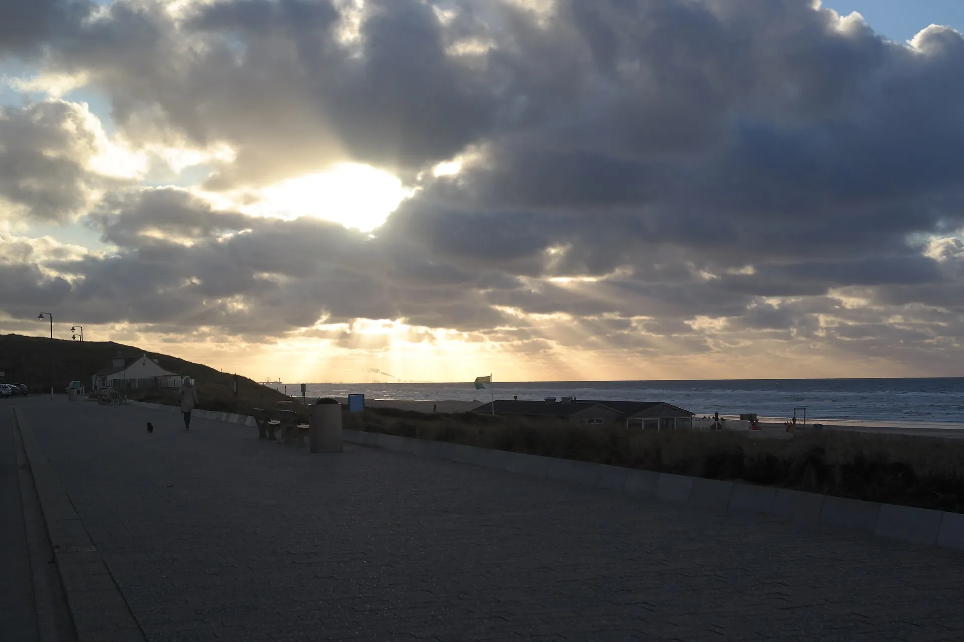 De boulevard van Katwijk aan Zee
