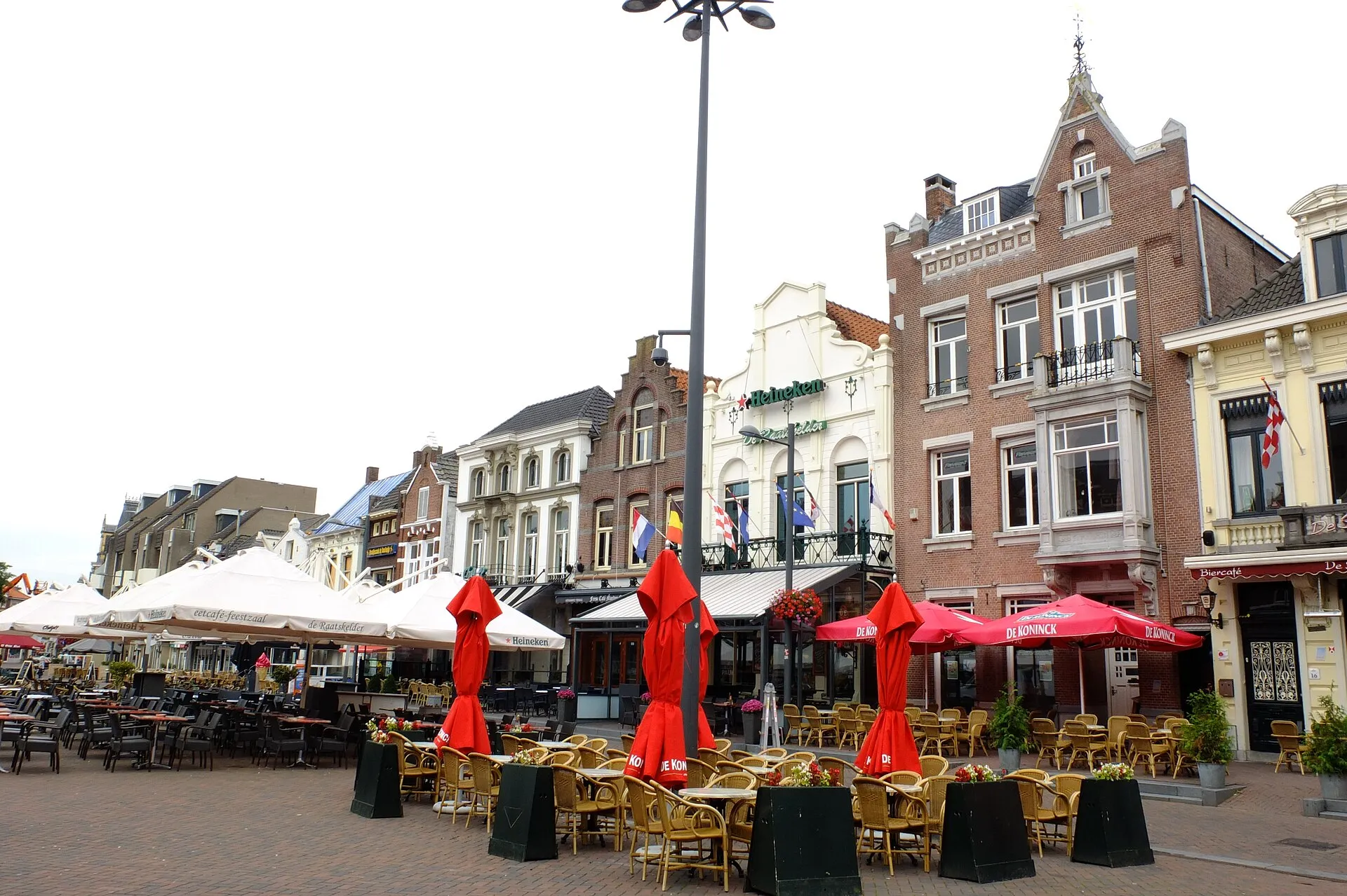 Terrassen op de Markt in Roosendaal