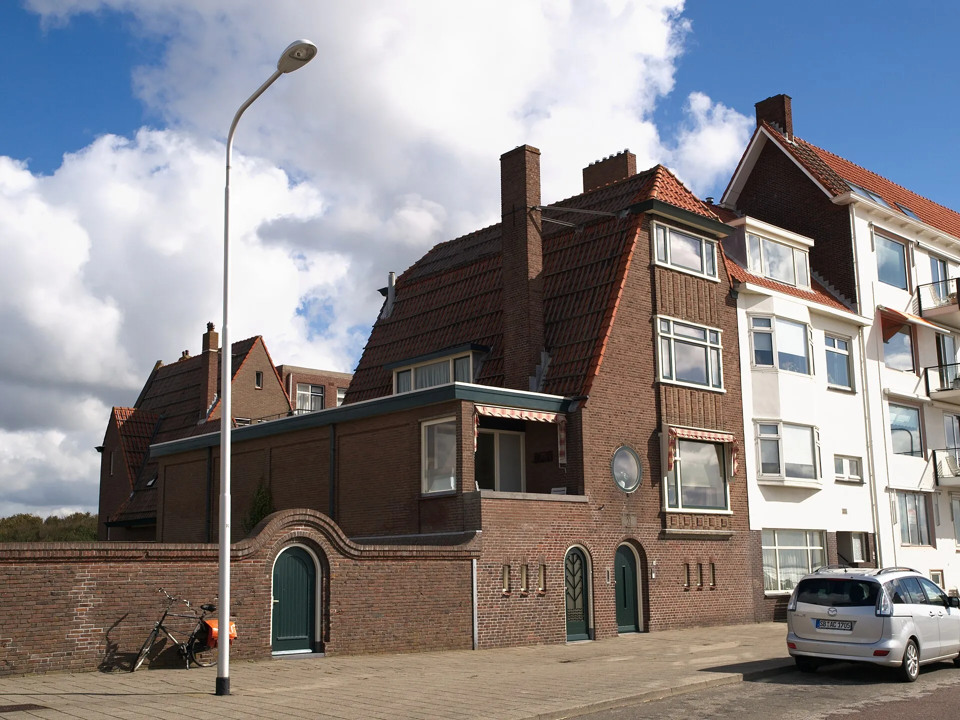 Huizen aan Boulevard Evertsen in Vlissingen